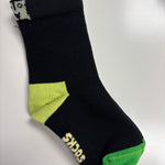 Black Socks with colored Toe & Heel - Après NJ