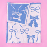 Blue Bow Blanket - Après NJ