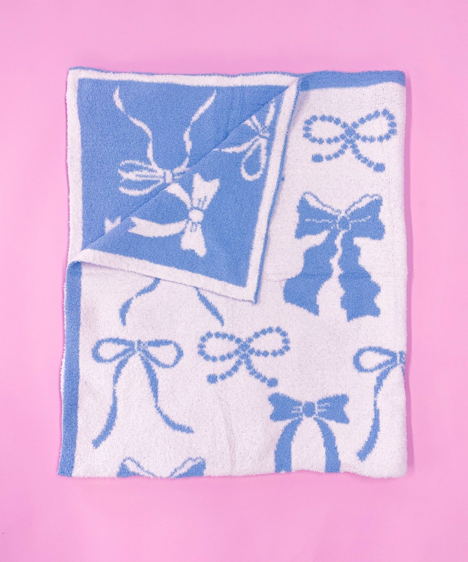 Blue Bow Blanket - Après NJ