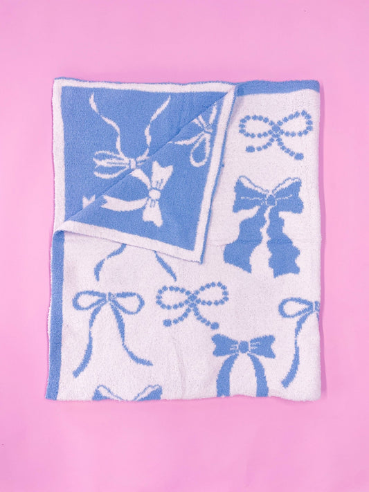 Blue Bow Blanket - Après NJ