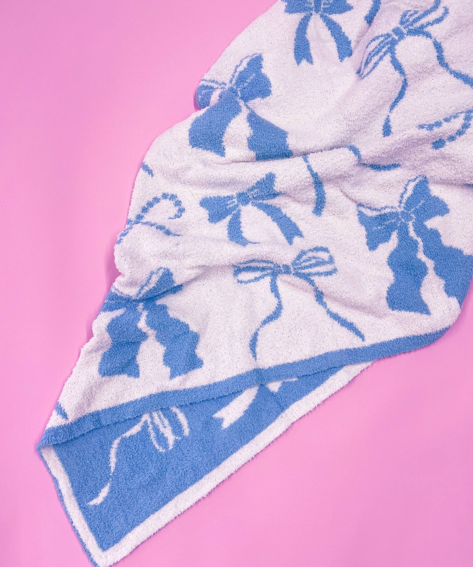 Blue Bow Blanket - Après NJ