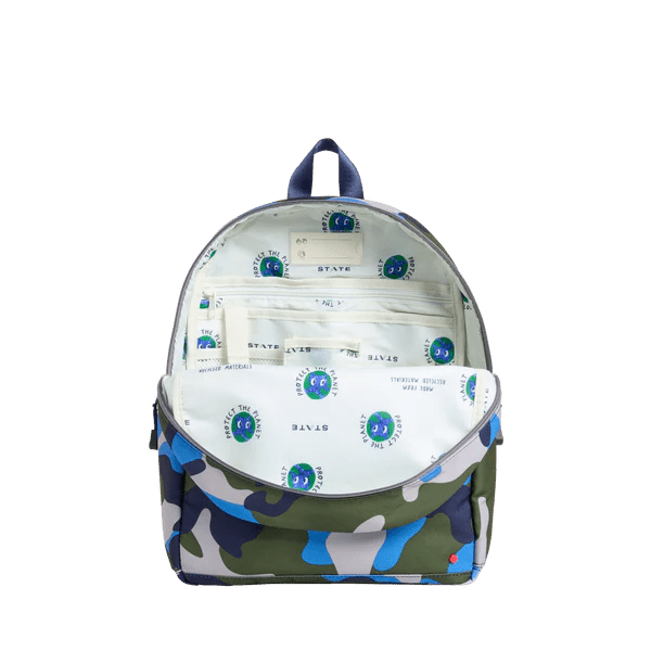 Blue Checkerboard Backpack (2 Sizes) - Après NJ
