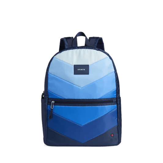 Blue Chevron Puffer Backpack - Après NJ