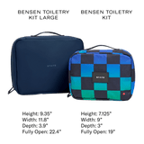 Blue Green Block Bensen Toiletry Kit - Après NJ