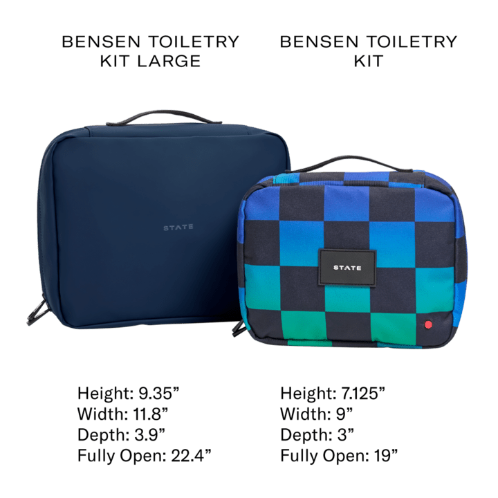 Blue Green Block Bensen Toiletry Kit - Après NJ