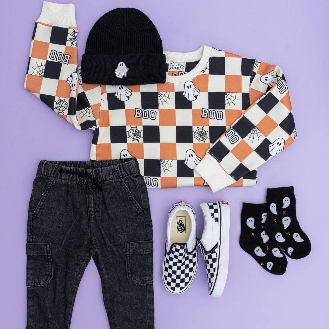 Boo Checkered Sweatshirt - Après NJ