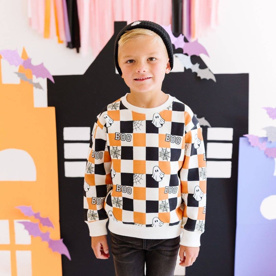 Boo Checkered Sweatshirt - Après NJ