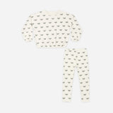 Spongy Knit Set Evergreen Bows