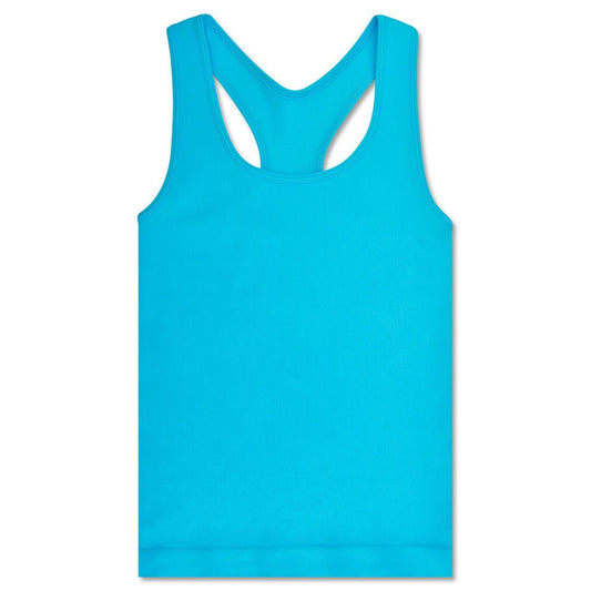 Bright Blue Ribbed Racerback - Après NJ