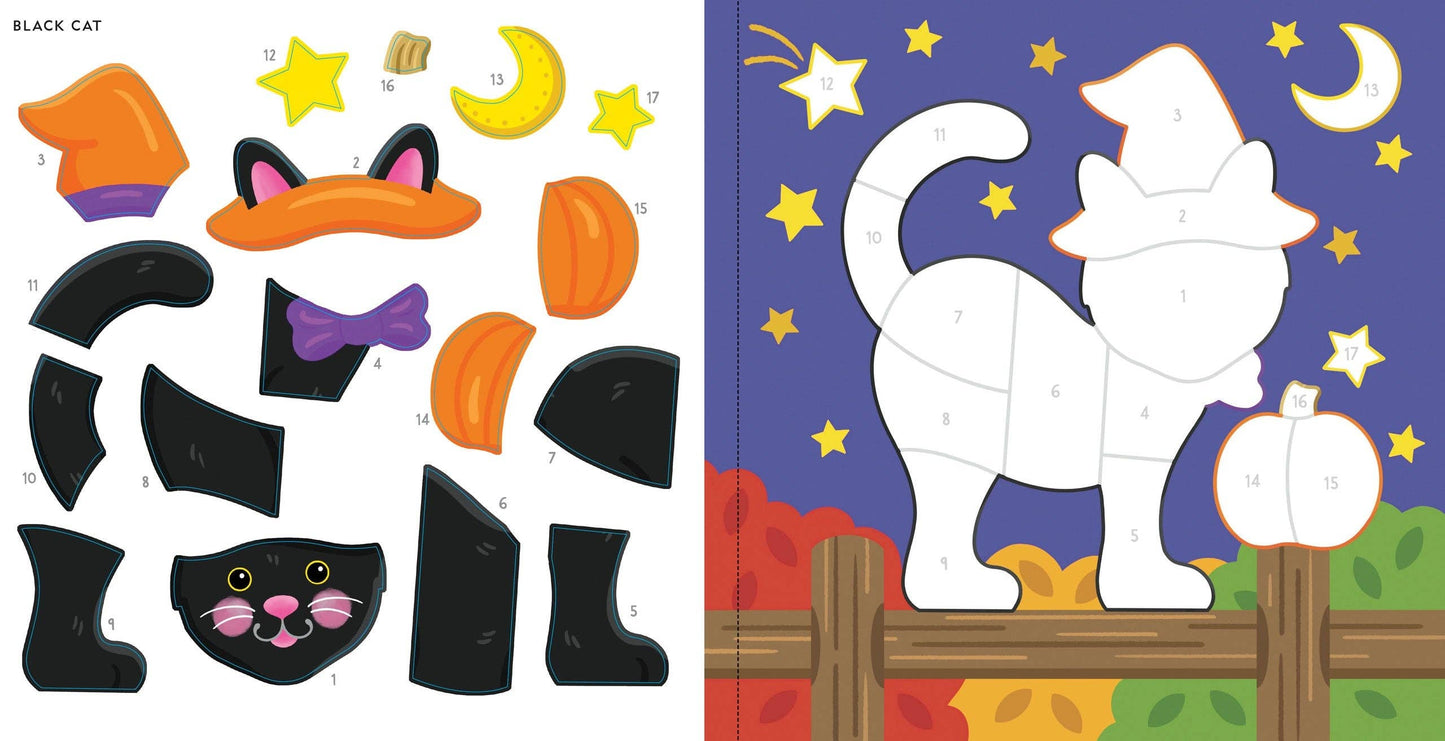 My First Color-By-Sticker Book - Halloween