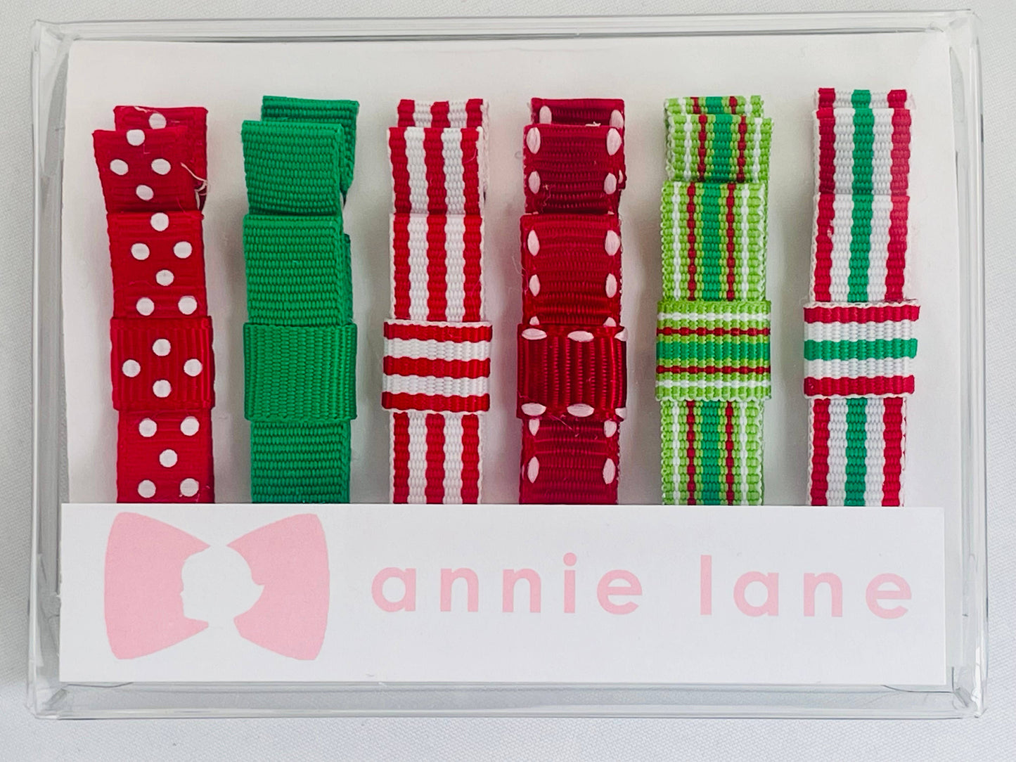 Assorted Christmas color hair clips