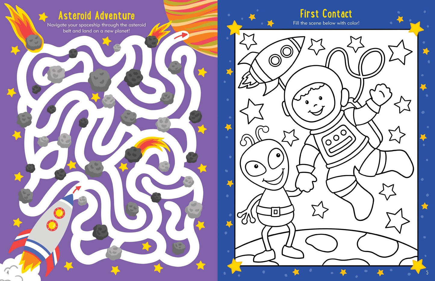 Outer Space Activity Book