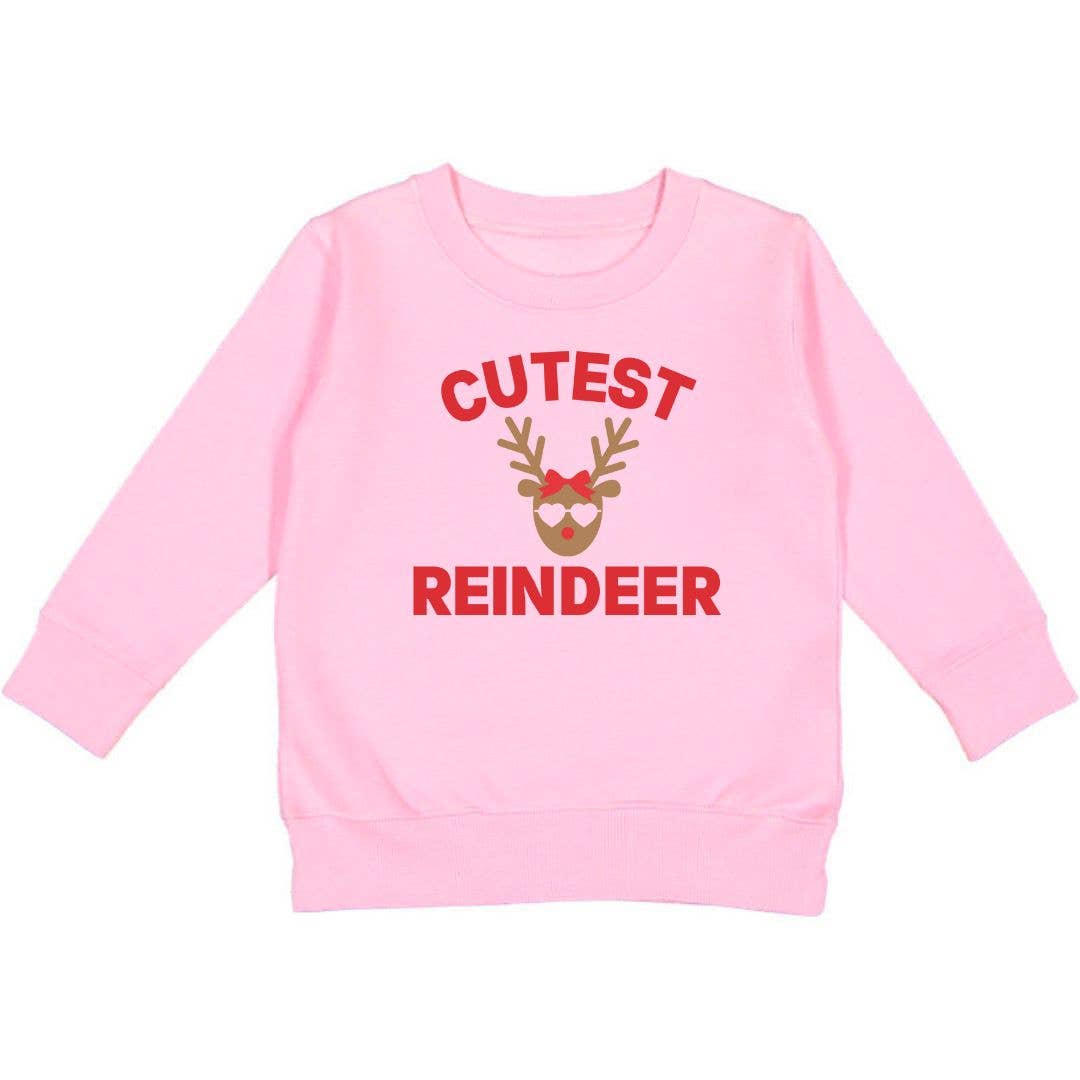 cutest reindeer sweatshirt