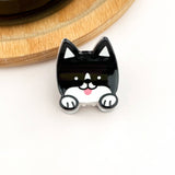 Mini Dog Series Hair Claw Clips