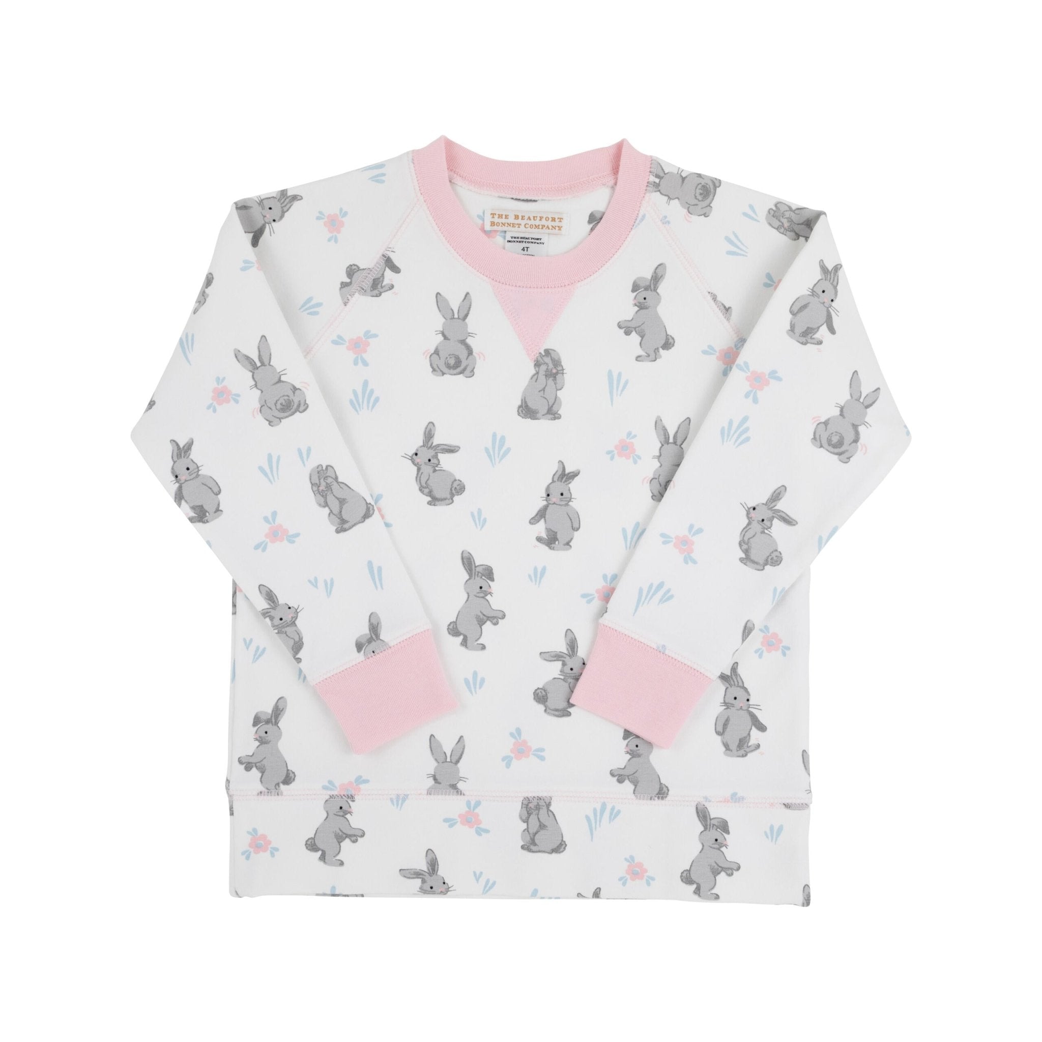 Cassidy Comfy Crewneck pink bunnies - Après NJ