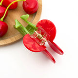 Red Cherry Claw Hair Clip