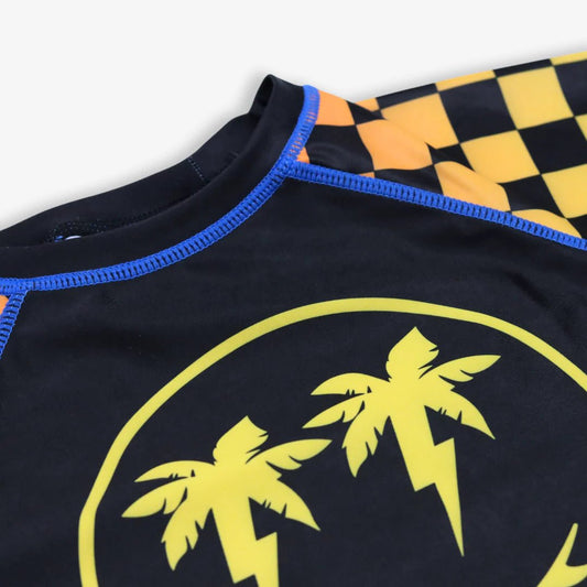 Checkerboard Boys Swim Rash Guard - Après NJ