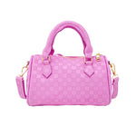 Checkered Canvas Duffle Handbag - Après NJ