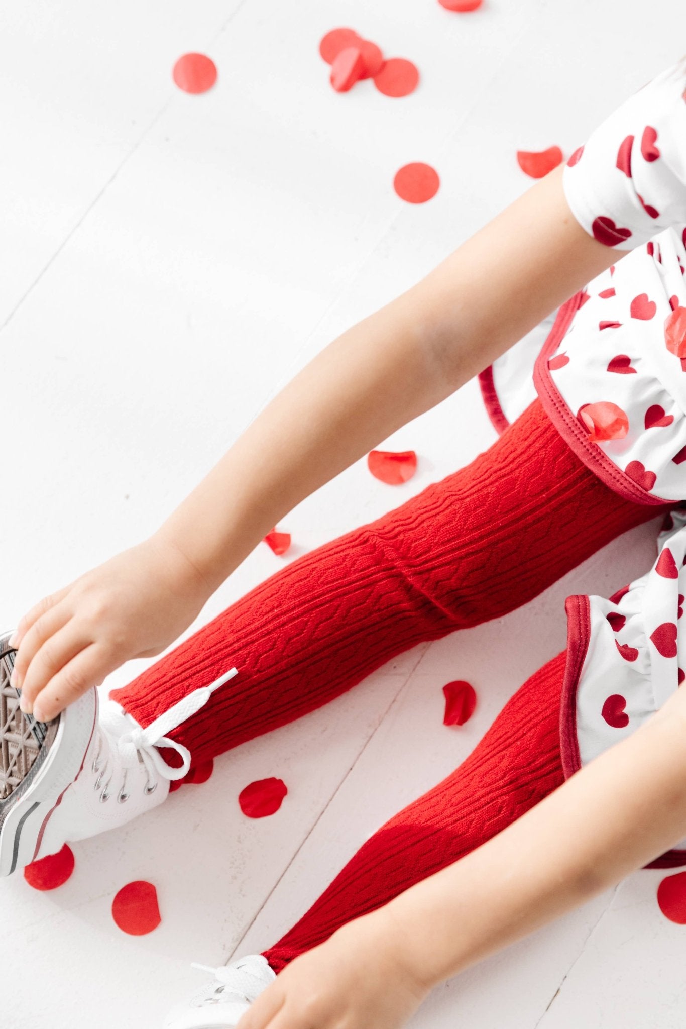 Cherry Cable Knit Tights - Après NJ