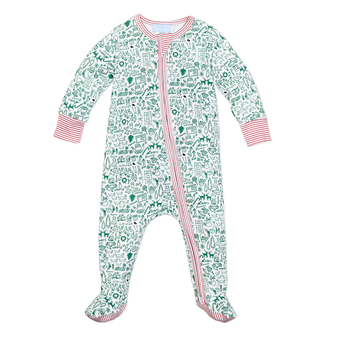 North pole baby pajamas