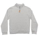 Collins Quarter Zip - Khaki Stripe - Après NJ