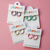 Color Enamel Huggies (2 color options) - Après NJ