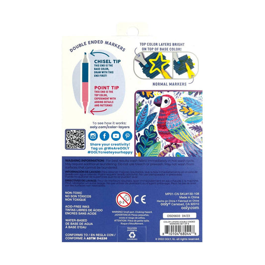 Color Layers Double - Ended Layering Markers - Set of 8 - Après NJ