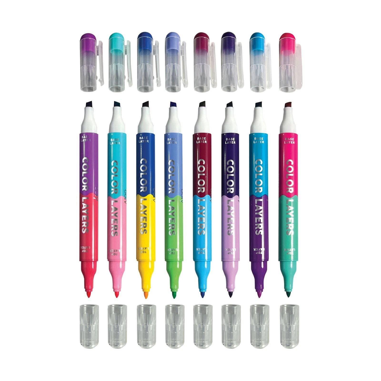 Color Layers Double - Ended Layering Markers - Set of 8 - Après NJ