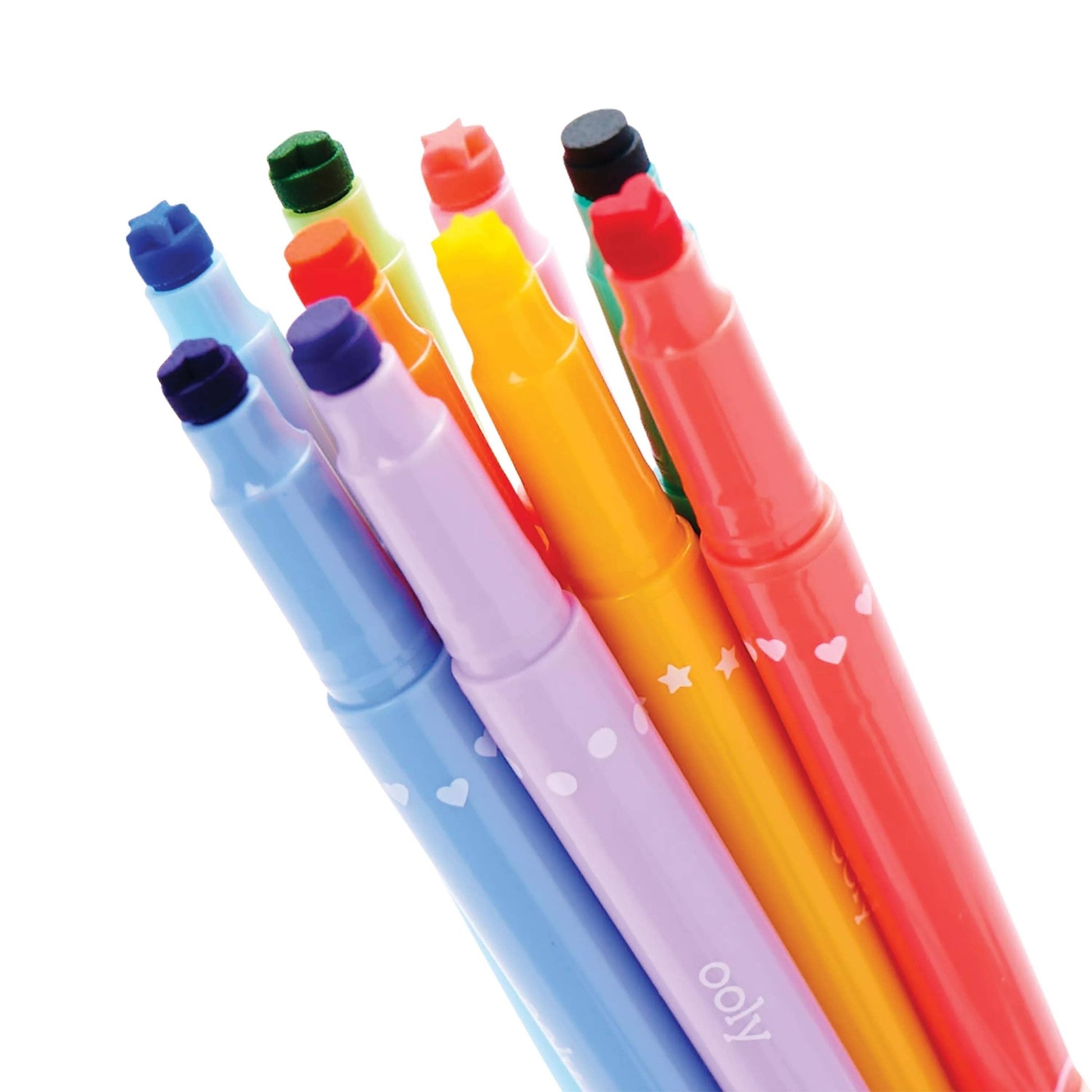 Confetti Stamp Double - Ended Markers - Set of 9 - Après NJ