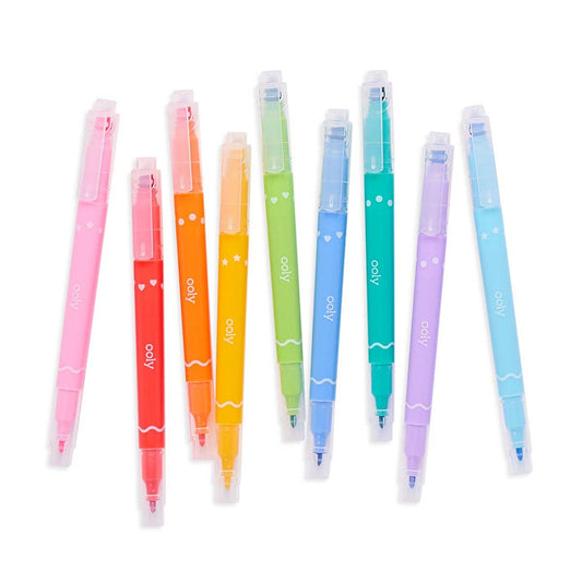 Confetti Stamp Double - Ended Markers - Set of 9 - Après NJ