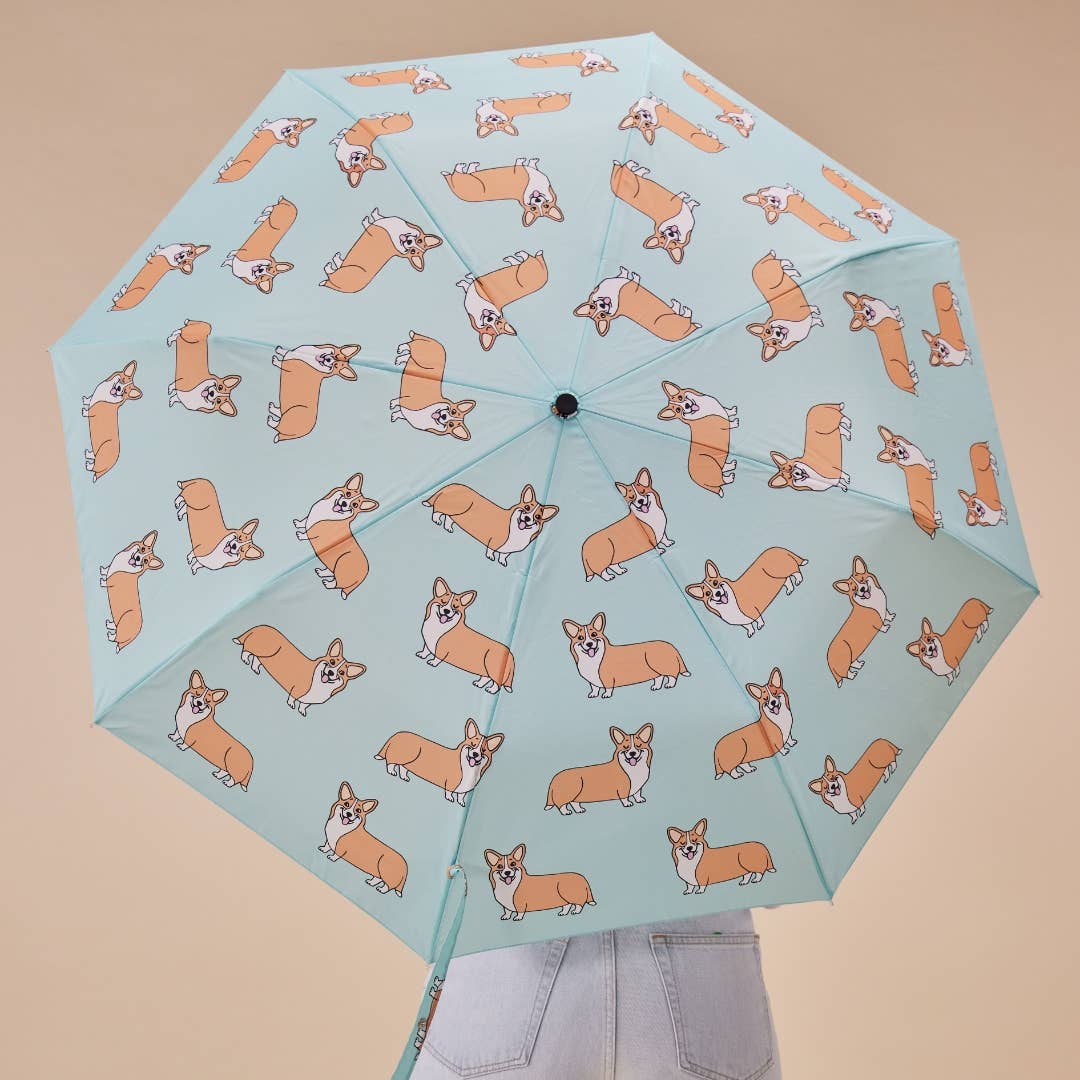 Corgi Dog Mint Umbrella - Après NJ