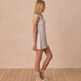 Crochet Tank Mini Dress - Blue Stripe - Après NJ