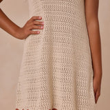 Crochet Tank Mini Dress - Natural - Après NJ
