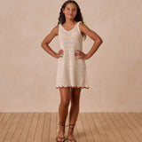 Crochet Tank Mini Dress - Natural - Après NJ