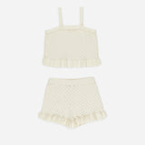 Crochet Tank Set - Ivory - Après NJ