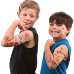 Cute Doodle World Temporary Tattoos - Après NJ