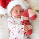 Baby candy cane (blush stripe)