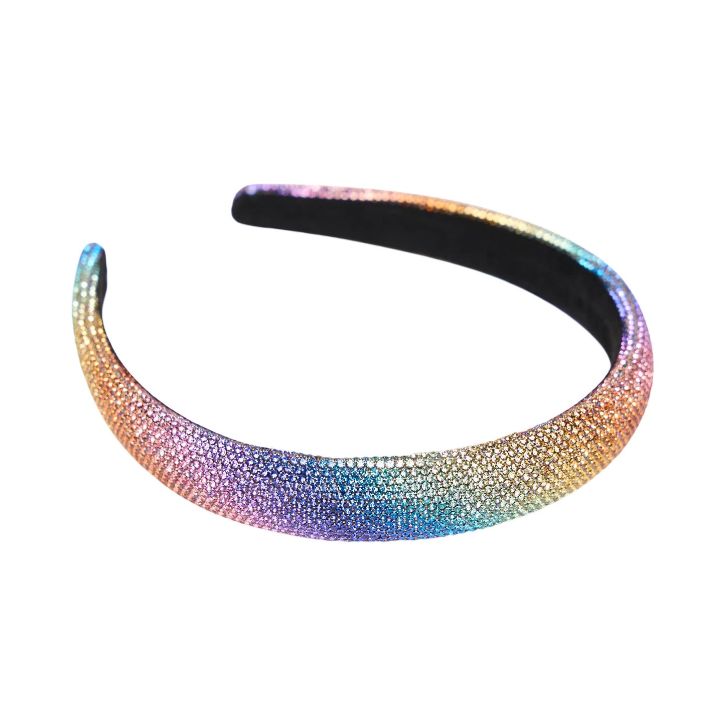 Girls Crystal Puff Headband  (2 color options)