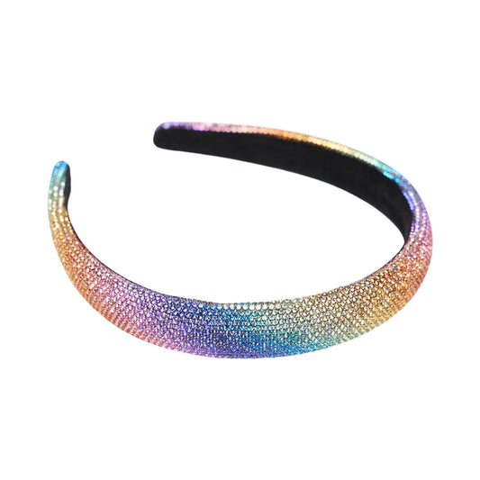 Girls Crystal Puff Headband  (2 color options)