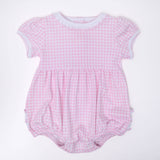 Mini Checks Short Sleeve Bubble