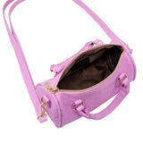 Checkered Canvas Duffle Handbag