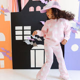 Pink Coquette Ghost Patch Halloween Trucker Hat