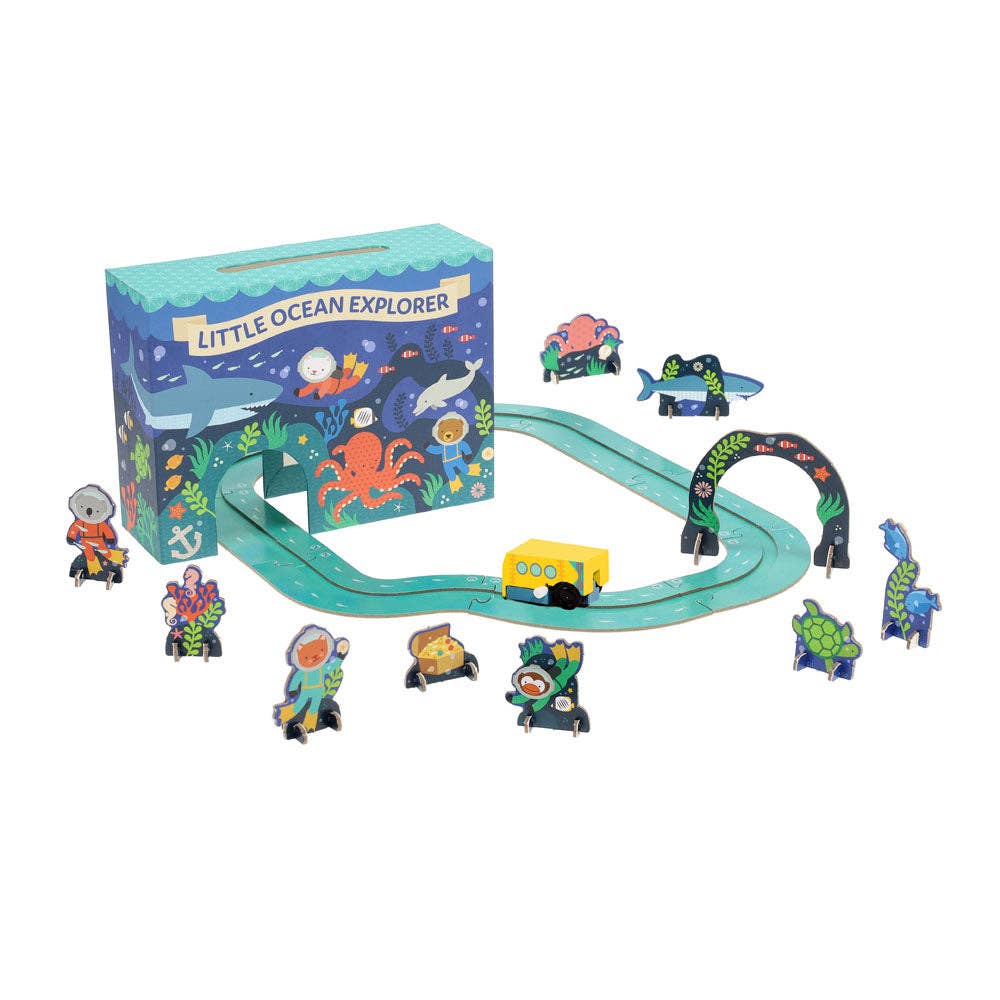 Under the sea track and submarine