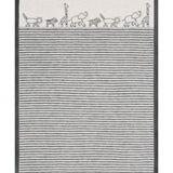 Jungle Walk Grey Mini Blanket