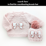 Bow Sweater for Baby Girls