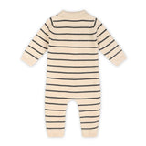 Stripe & Collar Jumpsuit