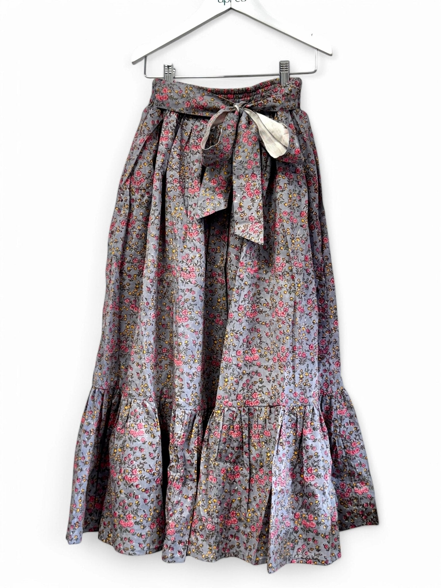 Dark Floral Maxi Skirt and Top Set - Après NJ