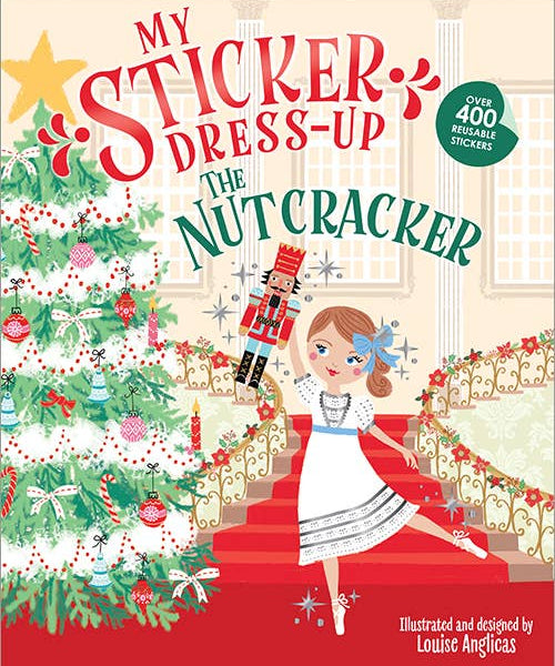 Nutcracker sticker dress up book