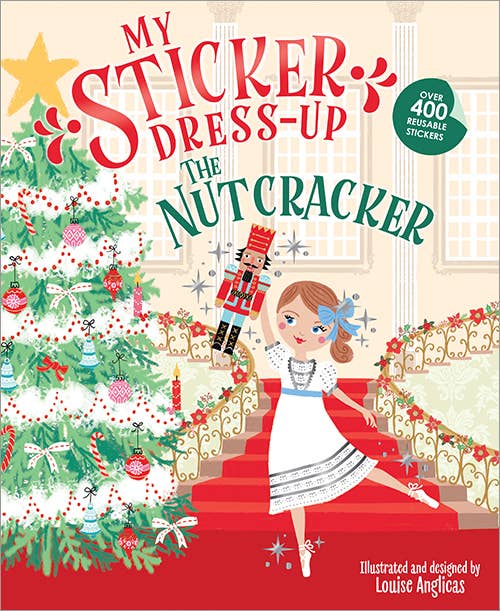 Nutcracker sticker dress up book