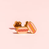 Hot Dog Earrings